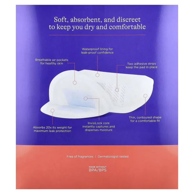 Lansinoh, кормящие прокладки Stay Dry, 200 прокладок в индивидуальной упаковке