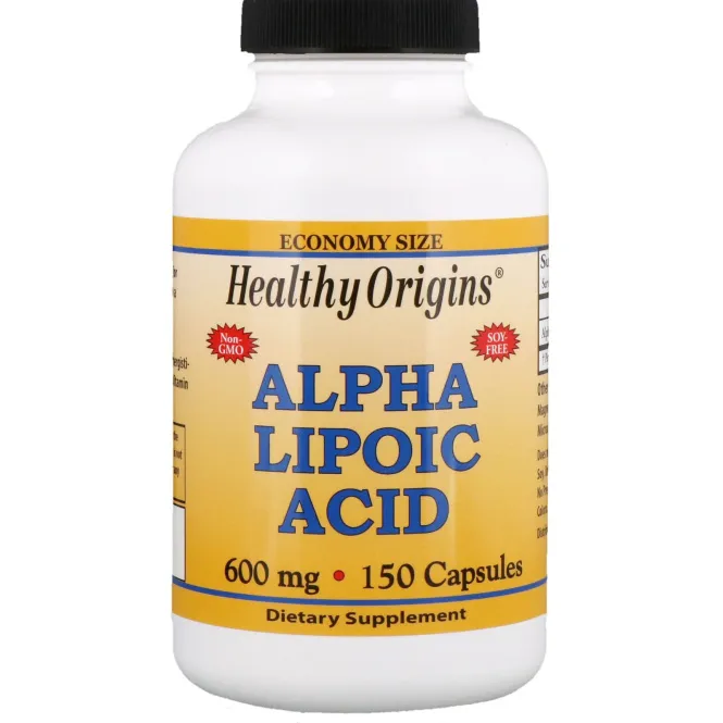 Alpha Lipolic Acid Healthy Origins Альфа-Липоевая кислота 600 мг, 150 капсул