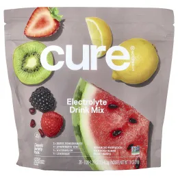 Cure Hydration, смесь для приготовления электролитического напитка, классический ассорти вкусов, 28 пакетиков, 216 г (7,6 унции)