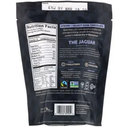 Endangered Species Chocolate, Суперкусочки темного шоколада, 12 кусочков в индивидуальной упаковке, 4,2 унц. (119 г)