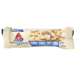 Atkins, перекус, арахисовый батончик, 5 шт. по 42 г (1,48 унции)
