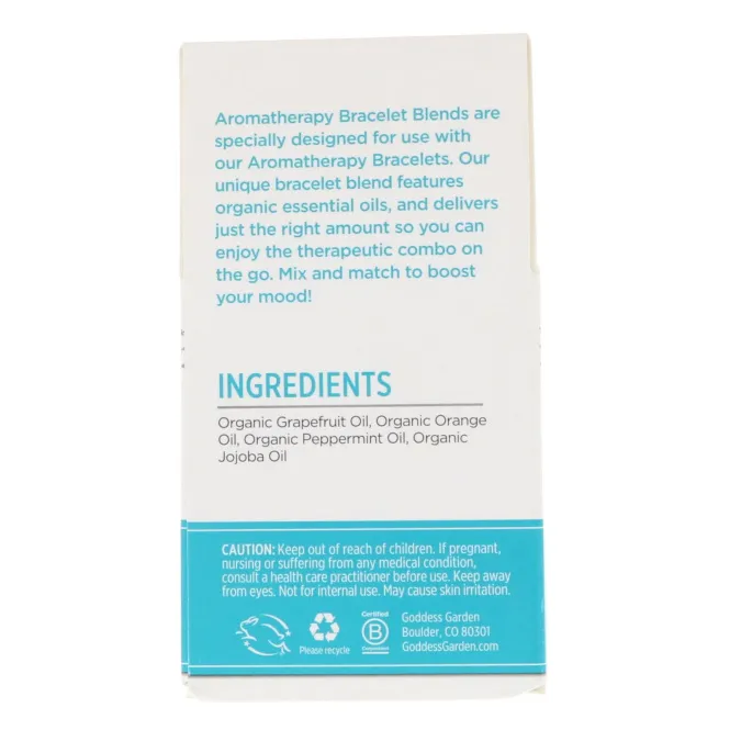Goddess Garden, Органический продукт, Сорви меня, Купаж для ароматерапевтического браслета, 0,125 ж. унц.(3,7 мл)
