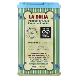 La Dalia, копченая паприка, сладкая, 70 г (2,4 унции)