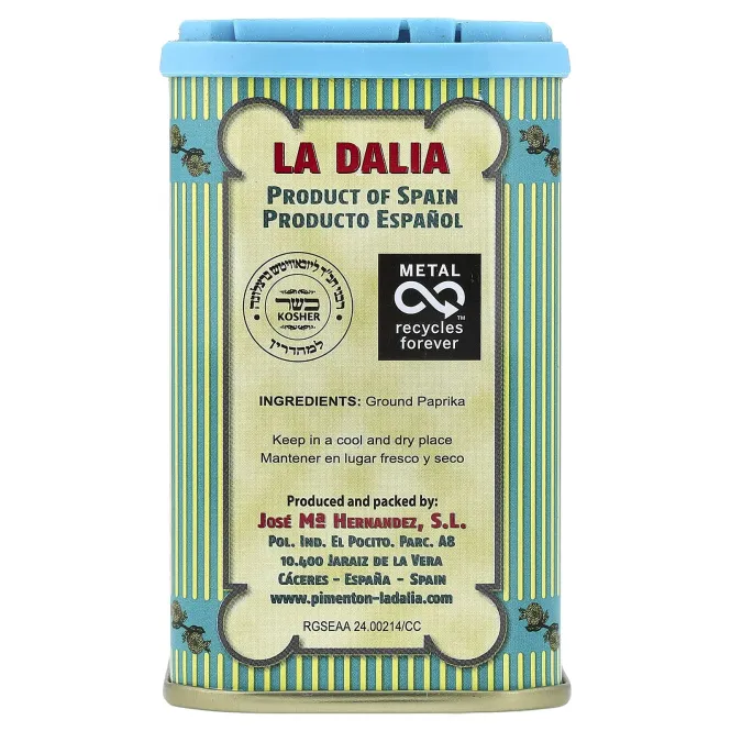 La Dalia, копченая паприка, сладкая, 70 г (2,4 унции)