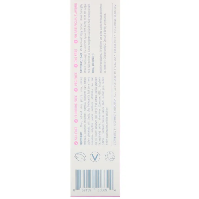 Schmidt's, Tooth + Mouth Paste, Jasmine + Spearmint, 4.7 oz (133 g)