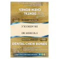 Dr. Mercola, Dental Chew Bone, Large, для собак, 12 костей, 61 г (2,15 унции)