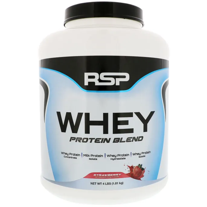 RSP Nutrition, Сывороточный белок, клубника, 1,81 кг (4 фунта)