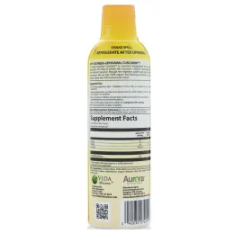 Aurora Nutrascience, Куркумин в форме мегалипосом, натуральный фруктовый вкус, 600 мг, 16 ж. унц.(480 мл)