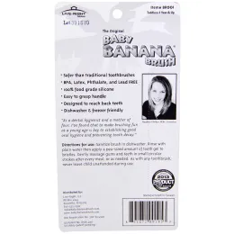 Baby Banana, Обучающая зубная щетка для малышей от 1 года и старше, 1 шт