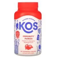 KOS, Immunity Punch, Berry Blast Flavor, 90 Chewable Tablets