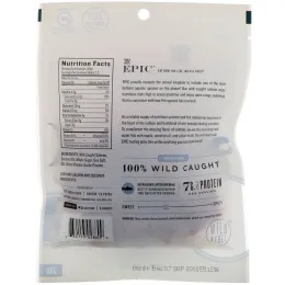 Epic Bar, Нежный копченый лосось, глазированный кленовым сиропом, кусочки, 2,5 унц. (71 г)