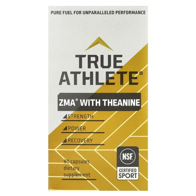 True Athlete, ZMA® с теанином, 90 капсул