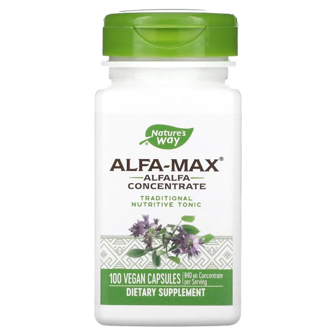 Nature's Way, Alfa-Max, концентрация 10X, 100 капсул