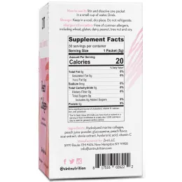 Zint, Персик и коллаген +, 30 индивидуальных пакетов, 5 г каждый