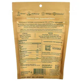 Plant People, WonderBee®, жевательные таблетки с суперпродуктом и грибами, с шоколадом, 30 жевательных таблеток