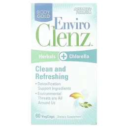 BodyGold, Enviro Clenz, 60 растительных капсул