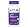 Natrol, быстрорастворимый биотин, максимальная эффективность, клубника, 10 000 мкг, 60 таблеток