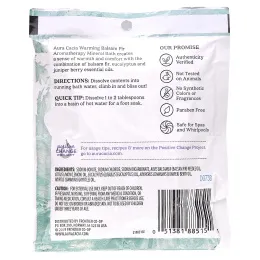 Aura Cacia, Ароматерапевтическое минеральное средство для ванны, согревающая бальзамическая пихта, 2,5 унции (70,9 г)