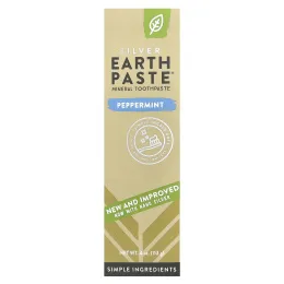 Redmond Trading Company, Паста Earthpaste, Удивительная натуральная зубная паста со вкусом перечной мяты, 4 унции (113 г)