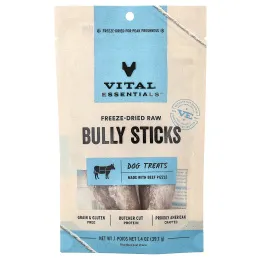 Vital Essentials, сублимированные необработанные лакомства для собак, со вкусом говядины, 39,7 г (1,4 унции)