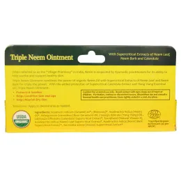 Organix South, TheraNeem Naturals, Neem Therapé, Triple Neem Ointment, 1 oz (30 g)