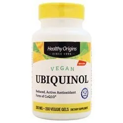 Healthy Origins, Веганский убихинол (100 мг) 150 софтгелей