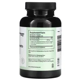 Wholesome Story, сереноя, 500 мг, 100 вегетарианских капсул