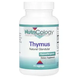 Nutricology, тимус, 75 вегетарианских капсул