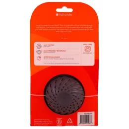 Full Circle, Sinksational, Sink Strainer with Pop-Out Stopper, Gray & White