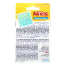 Nuby, Soothing Teether, Happy Hands Teething Mitten, Bears, 3+ M, 2 Piece Set