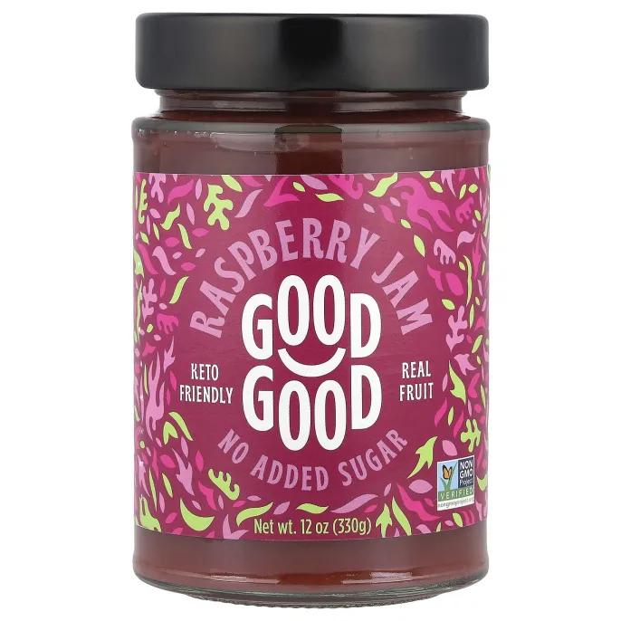 GOOD GOOD, Raspberry Jam, 12 oz (330 g)