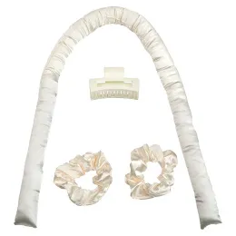 Giovanni, Heatless Satin, набор для завивки волос, слоновая кость, 4 шт.