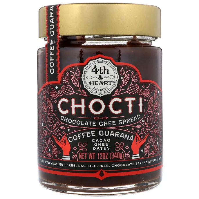 4th & Heart, Chocti Chocolate Ghee Spread, Coffee, 12 oz (340 g)