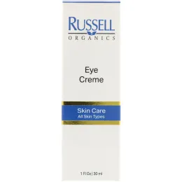 Russell Organics, Крем для кожи вокруг глаз, 1 жидка унция (30 мл)