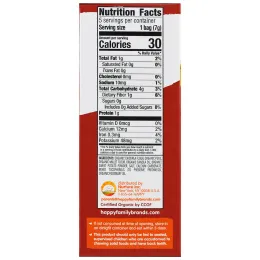 Happy Family Organics, Счастоивый малыш Organics, люблю мои овощи, мешочки с соломкой из нута, органический батат и размарин, 5 пакетов, 0,25 унции (7 г) каждый