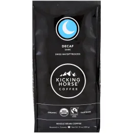 Kicking Horse, Декаф, темный, цельные зерна кофе, 284 г (10 унций)