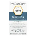 ProBioCare, пробиотики с пребиотиками для мужчин, 50 млрд, 60 растительных капсул