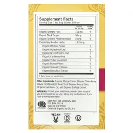 Yogi Tea, поддержка пищеварительной системы, сладкая клубника, без кофеина, 16 чайных пакетиков, 32 г (1,12 унции)