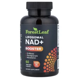 Forest Leaf, липосомальный НАД+, 60 растительных капсул