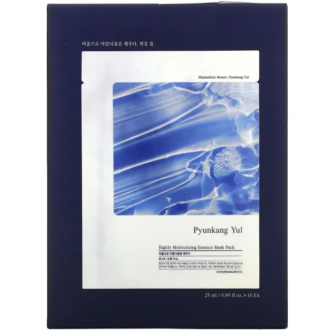 Pyunkang Yul, высокоувлажняющая тканевая маска для лица, 10 шт, 25 мл (0,85 жидк. унции) каждая