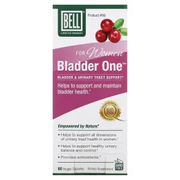 Bell Lifestyle, Для женщин, Bladder One, 60 растительных капсул