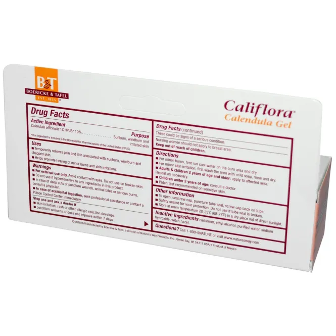 Boericke & Tafel, Califlora, Гель с календулой, Тропический гель, 2.75 унций