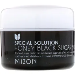 Mizon, Медовый черный сахарный скраб, 3,17 унции (90 г)