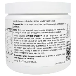 Source Naturals, Эритрит сладкий, 12 унций (340,2 г)