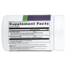 Ancient Nutrition, активные пептиды, кортизол, 60 капсул