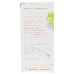 Emerita, Тампоны из 100% органического хлопка с защитной оболочкой, супер, 14 тампонов