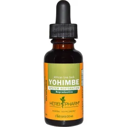 Herb Pharm, Йохимбе, кора африканского дерева, 30 мл