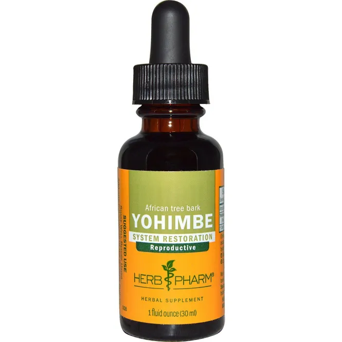 Herb Pharm, Йохимбе, кора африканского дерева, 30 мл