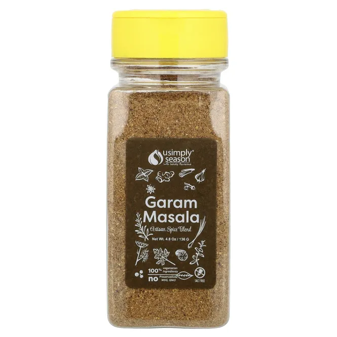 USimplySeason, Смесь специй Artisan, гарам масала, 136 г (4,8 унции)
