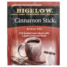 Bigelow, Black Tea, Cinnamon Stick®, 20 чайных пакетиков, 36 г (1,28 унции)